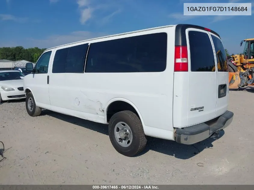 2013 Chevrolet Express 3500 Lt VIN: 1GAZG1FG7D1148684 Lot: 39617465