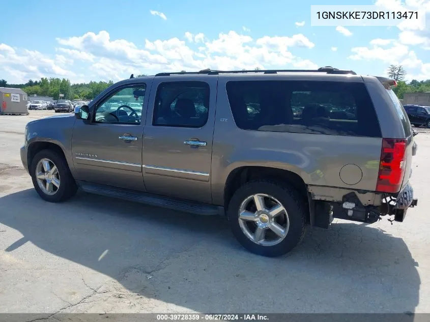 1GNSKKE73DR113471 2013 Chevrolet Suburban 1500 Ltz