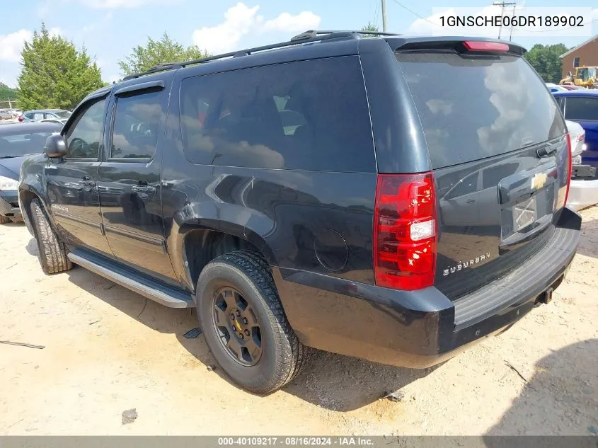 1GNSCHE06DR189902 2013 Chevrolet Suburban 1500 Ls