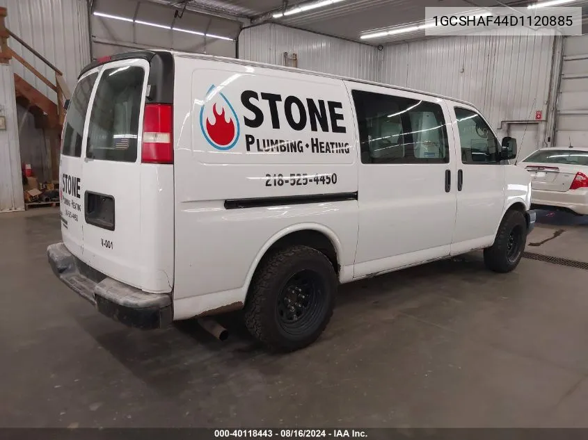 1GCSHAF44D1120885 2013 Chevrolet Express 1500 Work Van