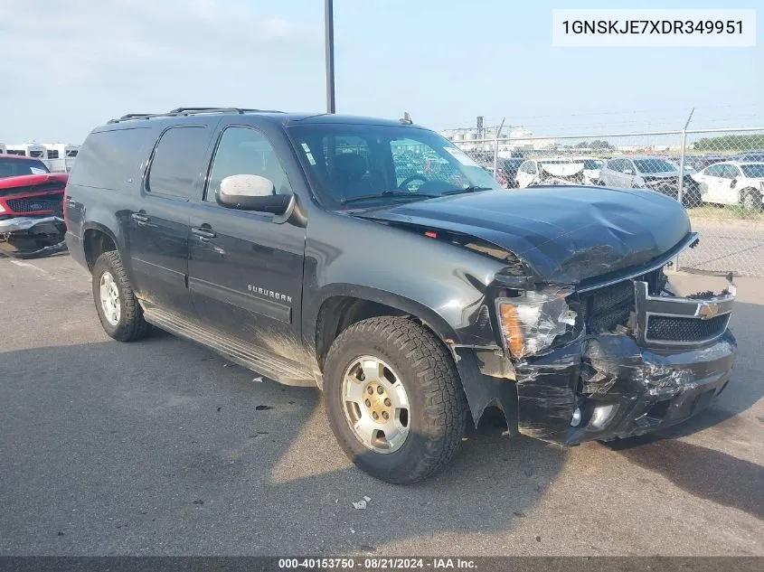 2013 Chevrolet Suburban 1500 K1500 Lt VIN: 1GNSKJE7XDR349951 Lot: 40153750