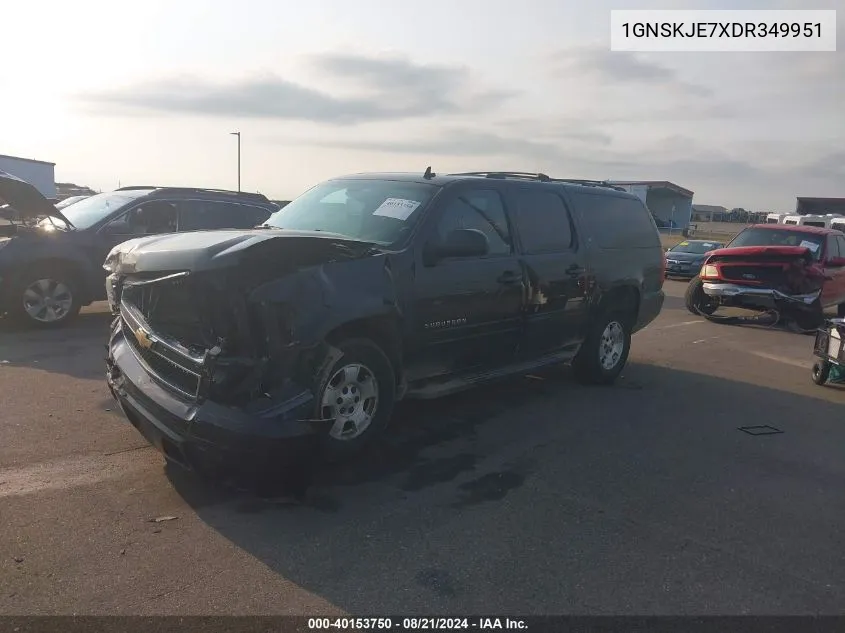 1GNSKJE7XDR349951 2013 Chevrolet Suburban 1500 K1500 Lt