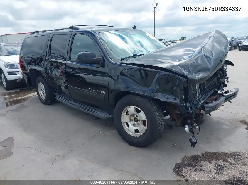 2013 Chevrolet Suburban 1500 Lt VIN: 1GNSKJE75DR334337 Lot: 40287166