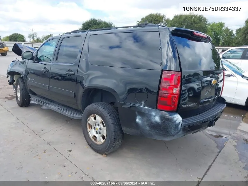 2013 Chevrolet Suburban 1500 Lt VIN: 1GNSKJE75DR334337 Lot: 40287166