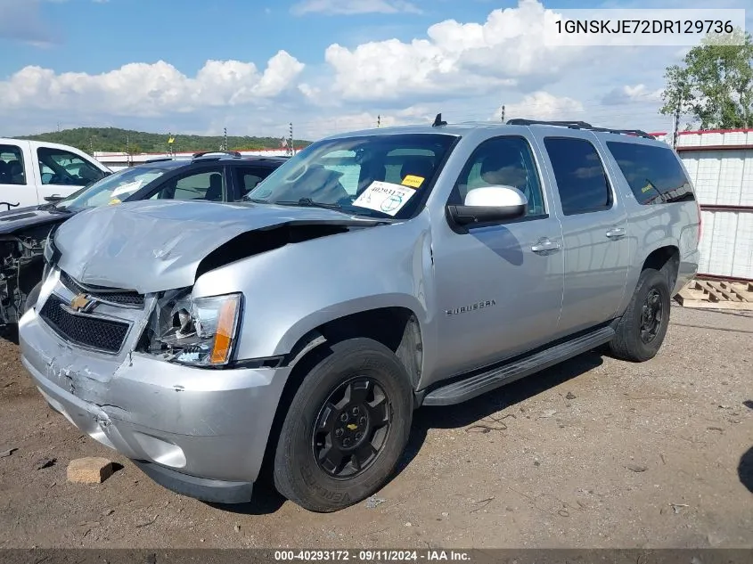 2013 Chevrolet Suburban 1500 Lt VIN: 1GNSKJE72DR129736 Lot: 40293172