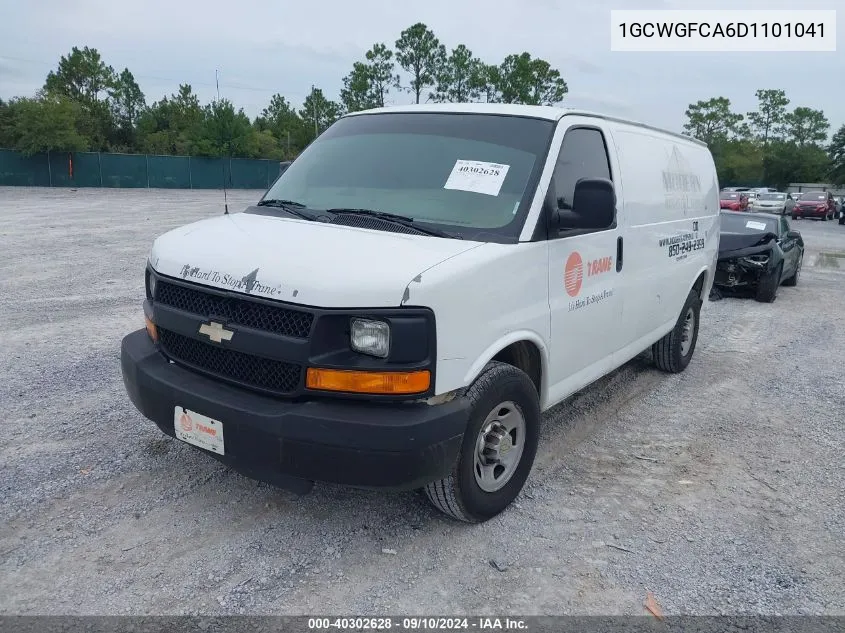 2013 Chevrolet Express 2500 VIN: 1GCWGFCA6D1101041 Lot: 40302628