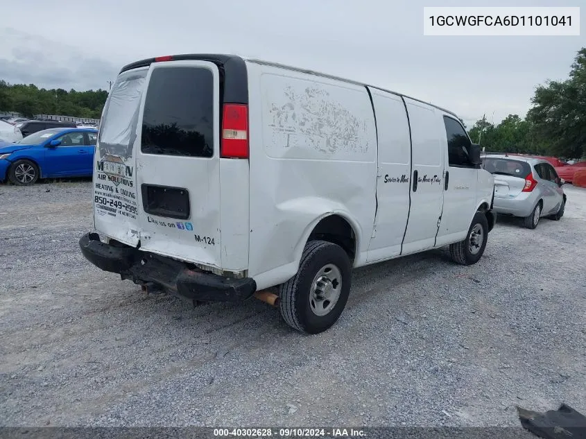 2013 Chevrolet Express 2500 VIN: 1GCWGFCA6D1101041 Lot: 40302628