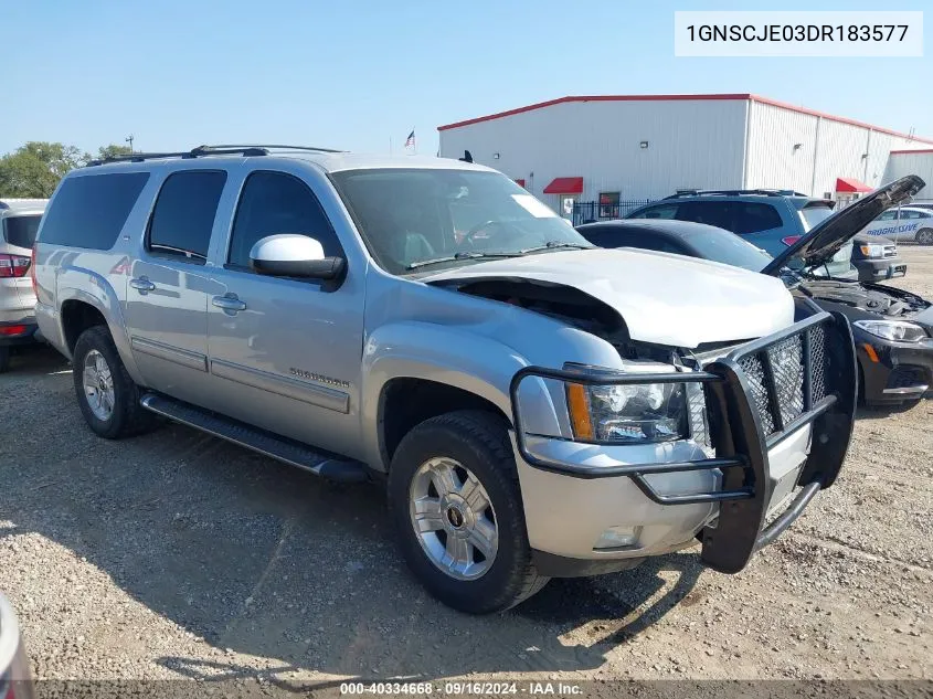 1GNSCJE03DR183577 2013 Chevrolet Suburban 1500 Lt