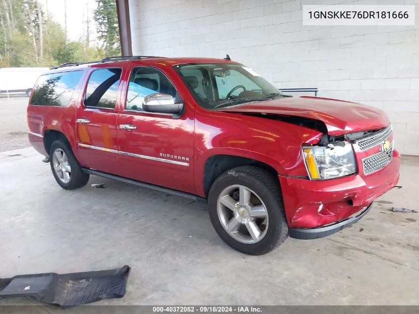 2013 Chevrolet Suburban 1500 Ltz VIN: 1GNSKKE76DR181666 Lot: 40372052