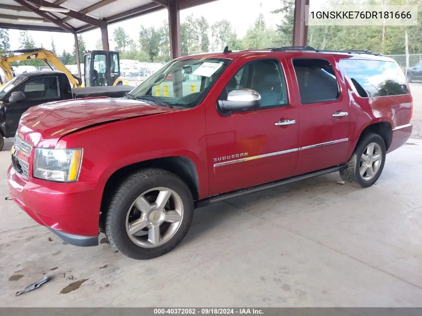 2013 Chevrolet Suburban 1500 Ltz VIN: 1GNSKKE76DR181666 Lot: 40372052