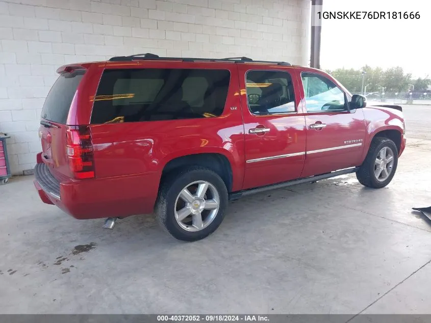 1GNSKKE76DR181666 2013 Chevrolet Suburban 1500 Ltz