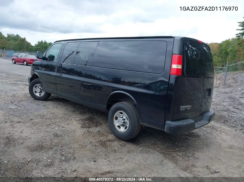 2013 Chevrolet Express 3500 Ls VIN: 1GAZGZFA2D1176970 Lot: 40379372