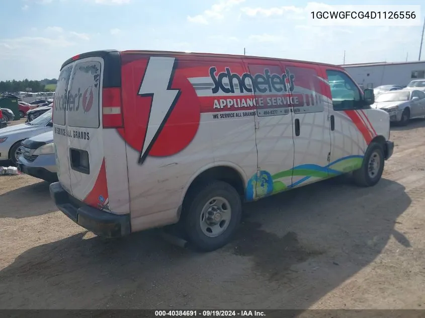 2013 Chevrolet Express 2500 Work Van VIN: 1GCWGFCG4D1126556 Lot: 40384691