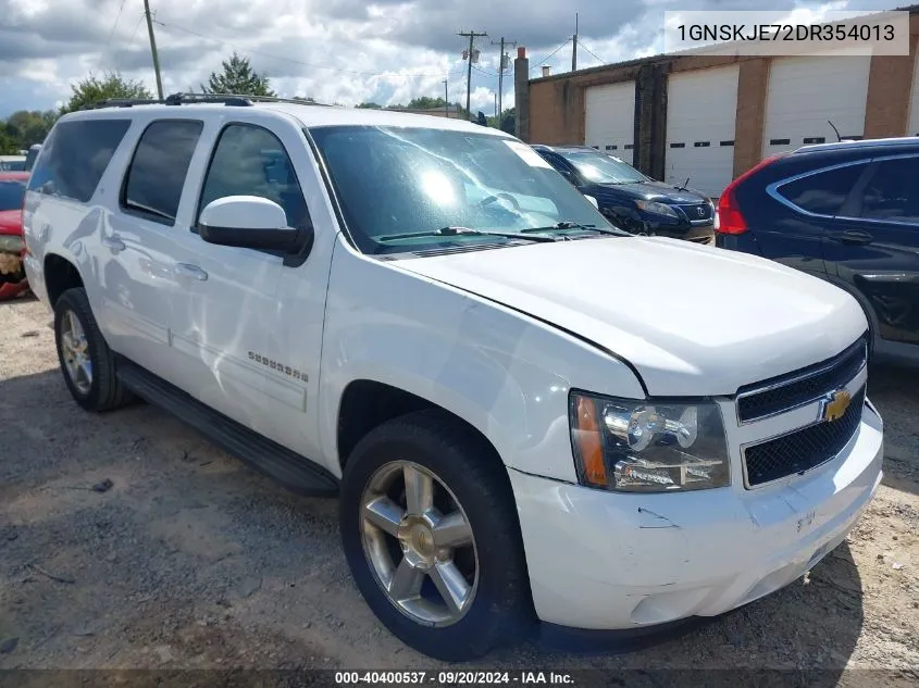 2013 Chevrolet Suburban 1500 Lt VIN: 1GNSKJE72DR354013 Lot: 40400537