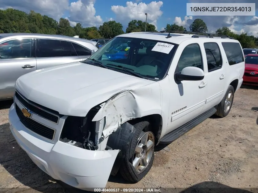 2013 Chevrolet Suburban 1500 Lt VIN: 1GNSKJE72DR354013 Lot: 40400537