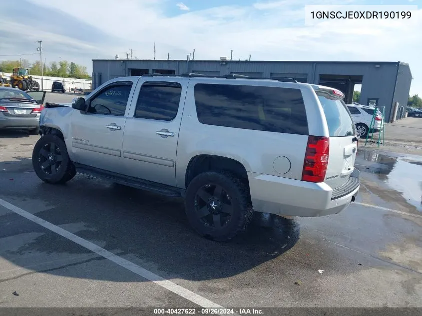 1GNSCJE0XDR190199 2013 Chevrolet Suburban 1500 Lt