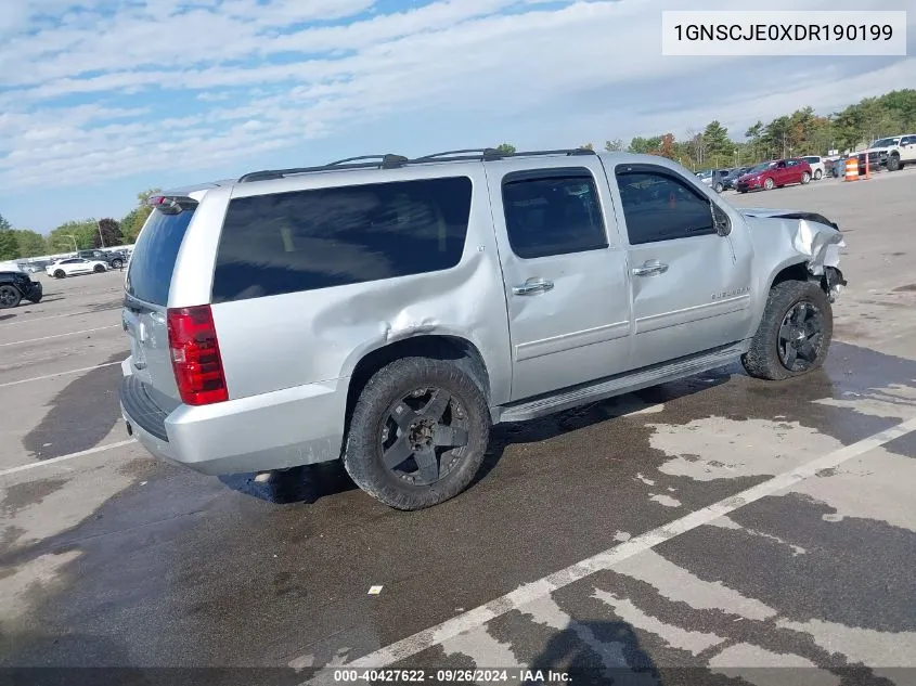 2013 Chevrolet Suburban 1500 Lt VIN: 1GNSCJE0XDR190199 Lot: 40427622