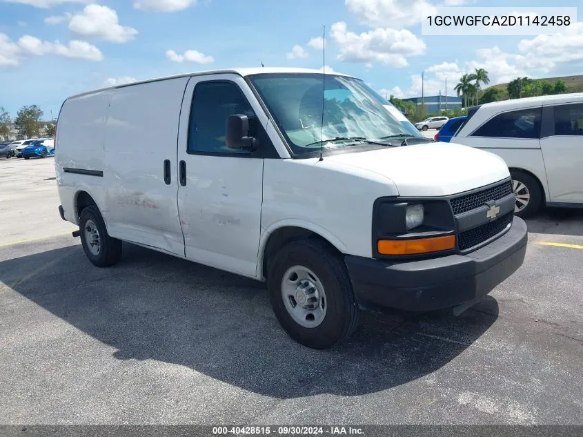 2013 Chevrolet Express 2500 Work Van VIN: 1GCWGFCA2D1142458 Lot: 40428515