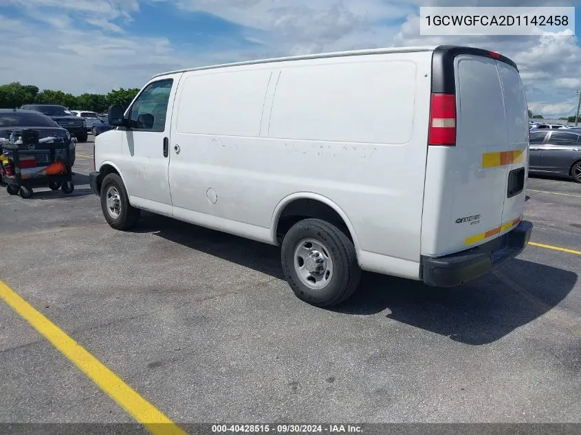 1GCWGFCA2D1142458 2013 Chevrolet Express 2500 Work Van