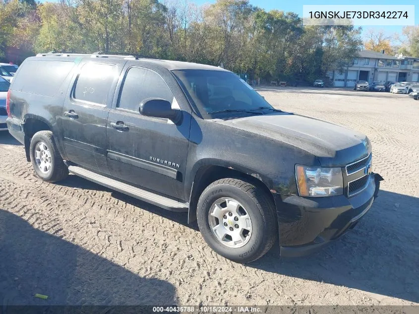 2013 Chevrolet Suburban 1500 Lt VIN: 1GNSKJE73DR342274 Lot: 40435788