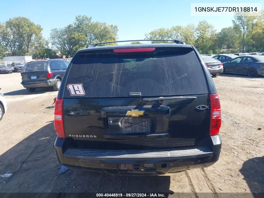 1GNSKJE77DR118814 2013 Chevrolet Suburban 1500 Lt