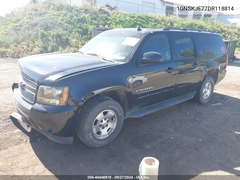 2013 Chevrolet Suburban 1500 Lt VIN: 1GNSKJE77DR118814 Lot: 40446919