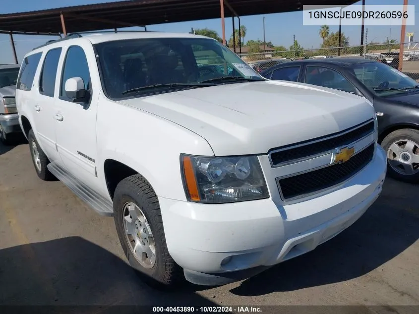 1GNSCJE09DR260596 2013 Chevrolet Suburban 1500 Lt