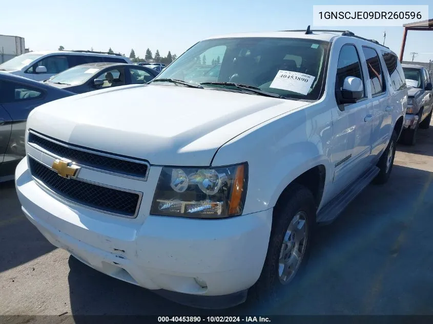 2013 Chevrolet Suburban 1500 Lt VIN: 1GNSCJE09DR260596 Lot: 40453890