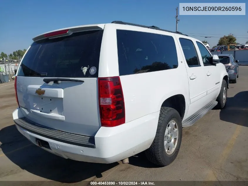 1GNSCJE09DR260596 2013 Chevrolet Suburban 1500 Lt