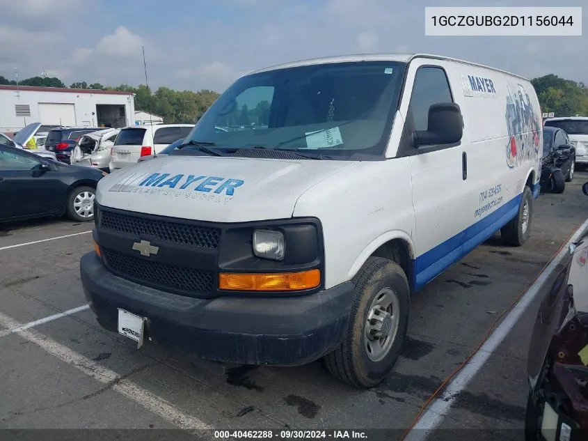 1GCZGUBG2D1156044 2013 Chevrolet Express 3500 Work Van