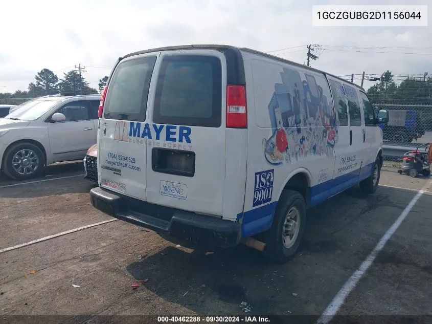 1GCZGUBG2D1156044 2013 Chevrolet Express 3500 Work Van