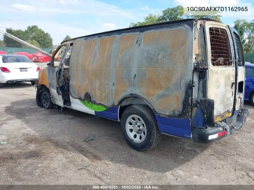 1GCSGAFX7D1162965 2013 Chevrolet Express 1500 Work Van