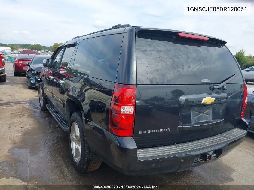 1GNSCJE05DR120061 2013 Chevrolet Suburban 1500 Lt