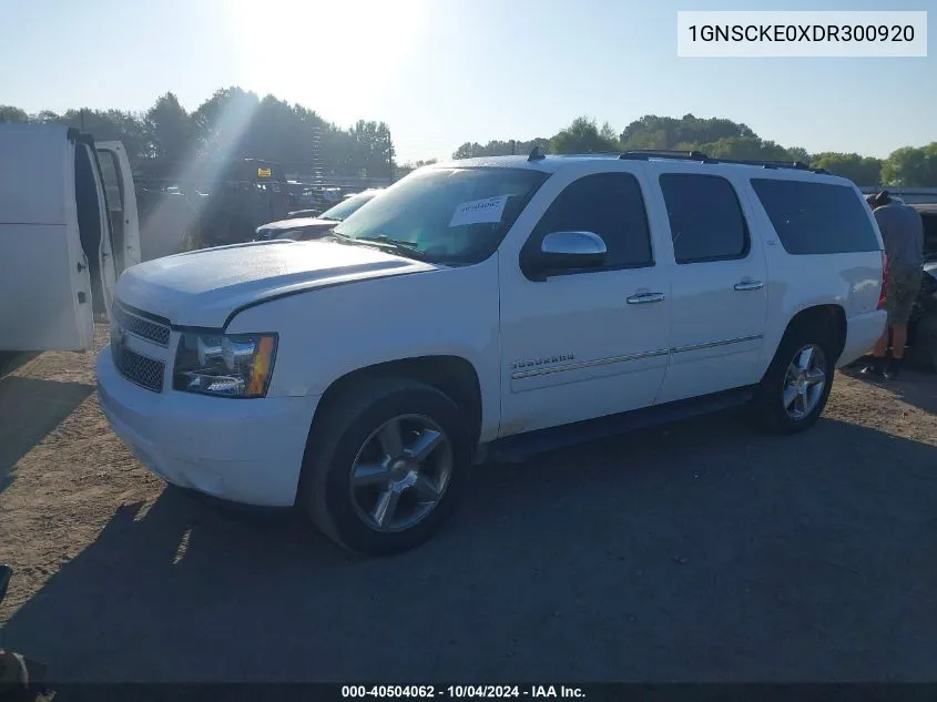 1GNSCKE0XDR300920 2013 Chevrolet Suburban 1500 Ltz