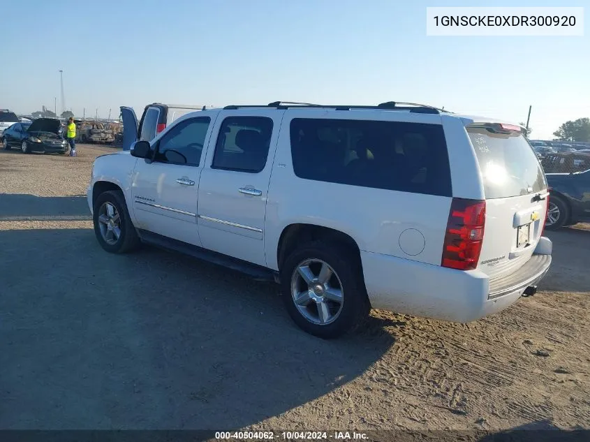 1GNSCKE0XDR300920 2013 Chevrolet Suburban 1500 Ltz