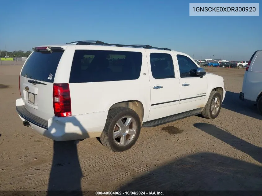 1GNSCKE0XDR300920 2013 Chevrolet Suburban 1500 Ltz