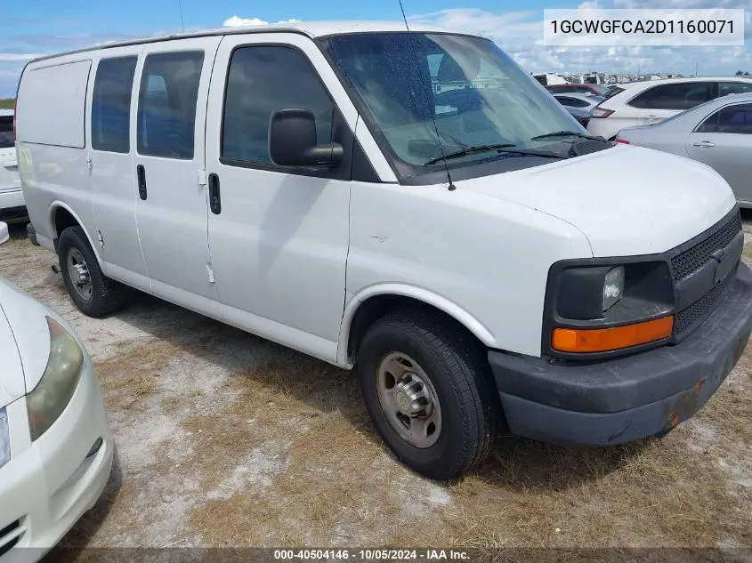 1GCWGFCA2D1160071 2013 Chevrolet Express G2500