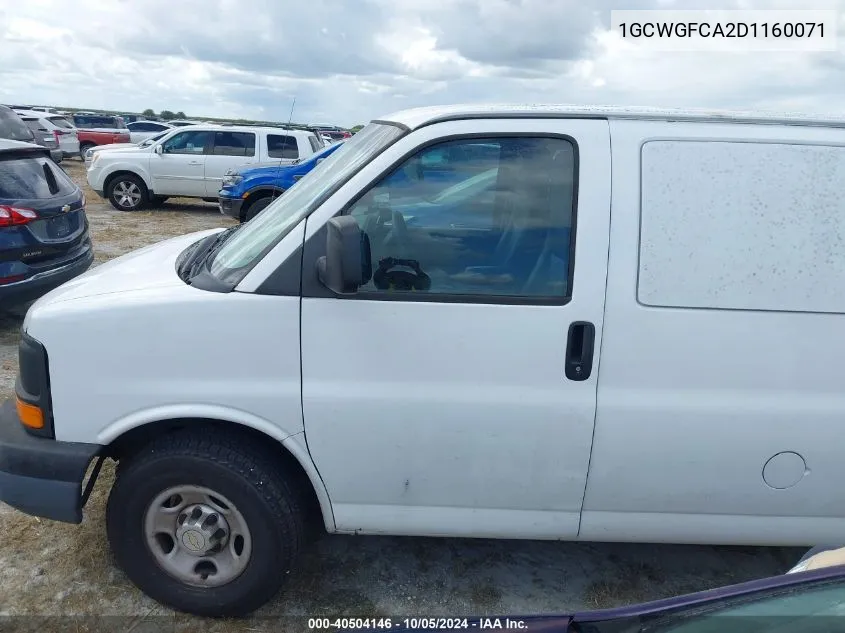 1GCWGFCA2D1160071 2013 Chevrolet Express G2500