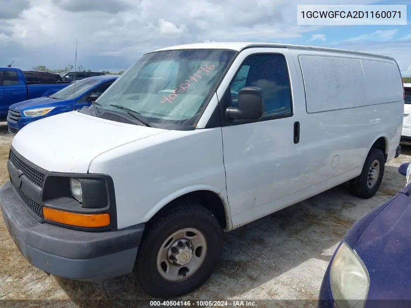 1GCWGFCA2D1160071 2013 Chevrolet Express G2500