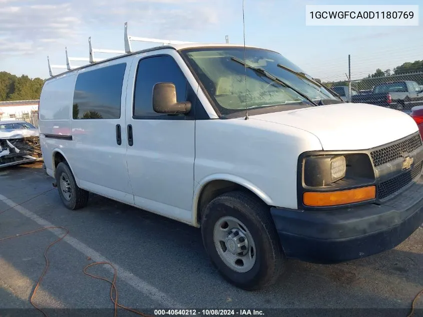 2013 Chevrolet Express VIN: 1GCWGFCA0D1180769 Lot: 40540212