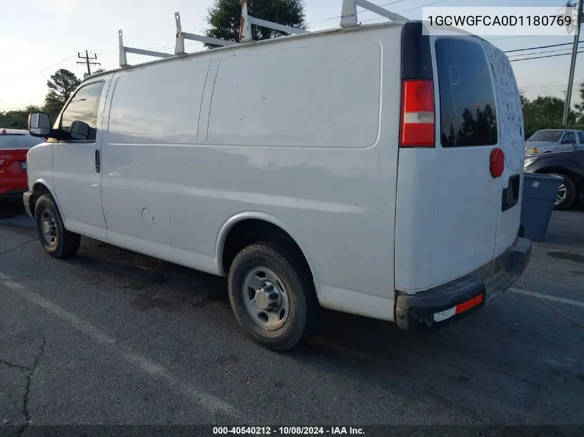 2013 Chevrolet Express VIN: 1GCWGFCA0D1180769 Lot: 40540212