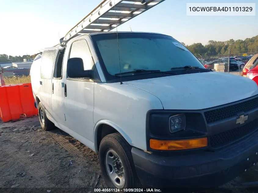 2013 Chevrolet Express G2500 VIN: 1GCWGFBA4D1101329 Lot: 40551124