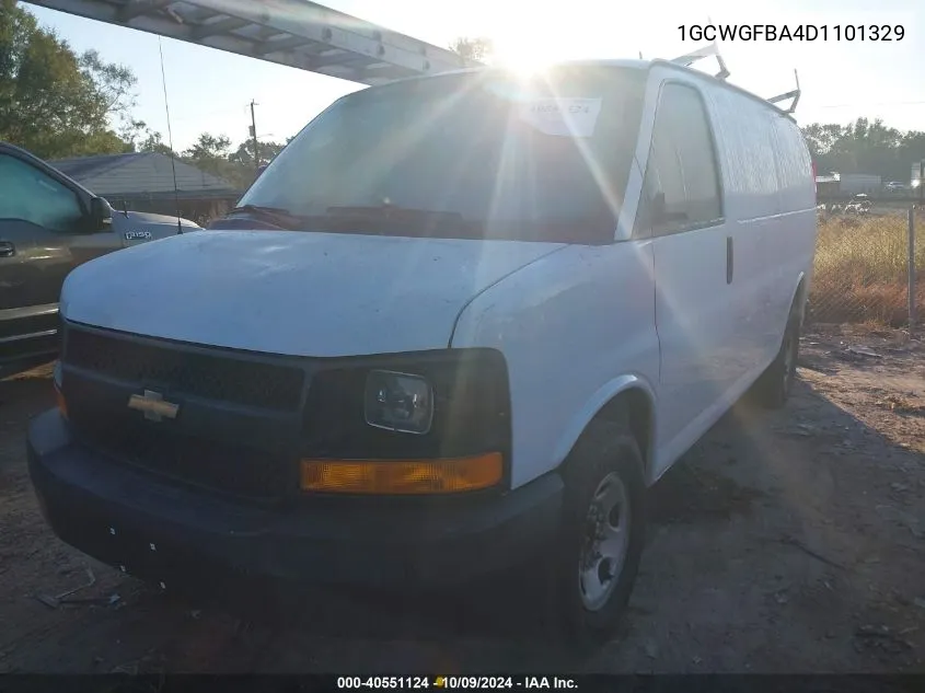 2013 Chevrolet Express G2500 VIN: 1GCWGFBA4D1101329 Lot: 40551124