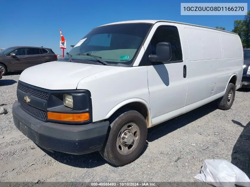 2013 Chevrolet Express 3500 Work Van VIN: 1GCZGUCG8D1166270 Lot: 40555493