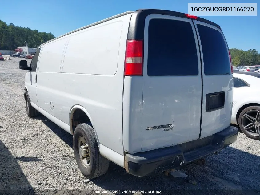 2013 Chevrolet Express 3500 Work Van VIN: 1GCZGUCG8D1166270 Lot: 40555493