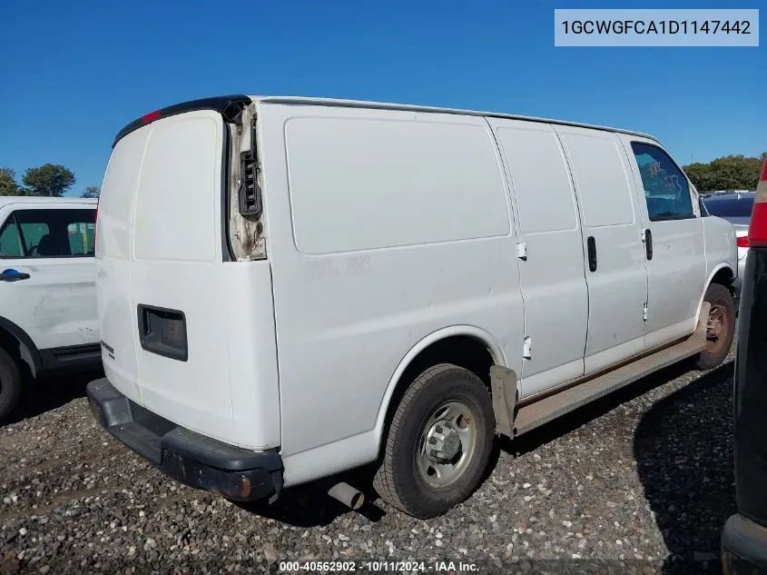 2013 Chevrolet Express G2500 VIN: 1GCWGFCA1D1147442 Lot: 40562902