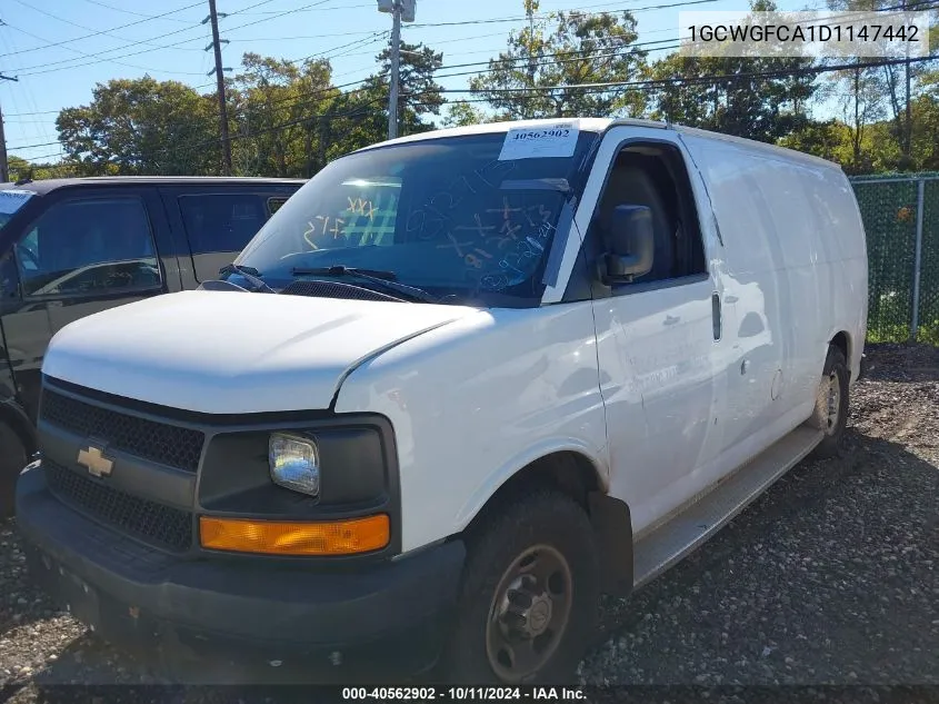 2013 Chevrolet Express G2500 VIN: 1GCWGFCA1D1147442 Lot: 40562902