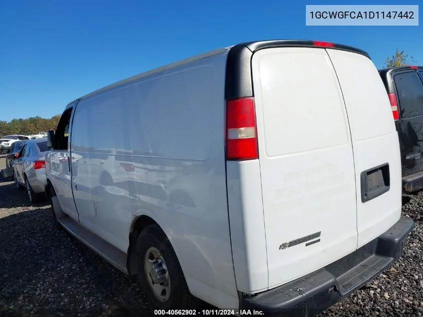 2013 Chevrolet Express G2500 VIN: 1GCWGFCA1D1147442 Lot: 40562902