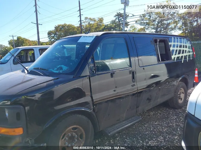 2013 Chevrolet Express G2500 Ls VIN: 1GAWGPFGXD1150077 Lot: 40563010