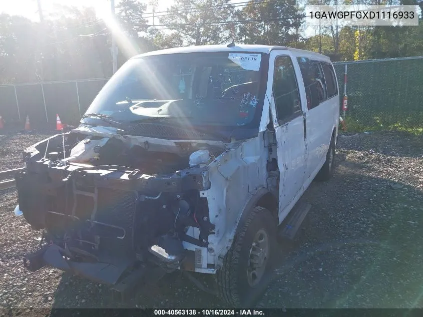 1GAWGPFGXD1116933 2013 Chevrolet Express 2500 Ls